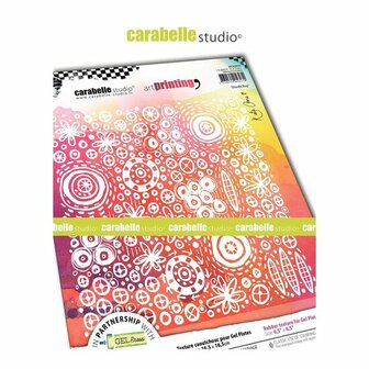 Art printing rubber texture plate carr&eacute; - doodle bug