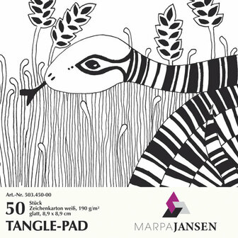 Marpa Jansen tangle pad 50 vel wit