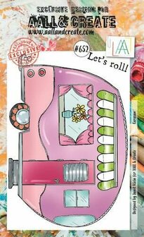 Aall &amp; Create clearstamps A6 - Caravan