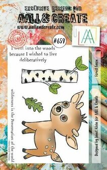 Aall &amp; Create clearstamps A7 - Forest fawn