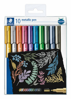 Staedtler metallic pen set 10 stuks