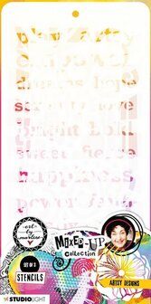 Mask stencils Artsy designs 3 stuks - ABM Mixed-up nr. 139