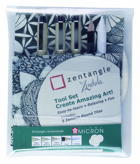 Zentangle Zendala Tool Set 10 stuks (pennen en tiles)