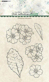 JMA Clear stamp Primrose elements nr. 139