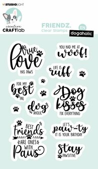 Clear stamps Best pal - Friendz nr. 166