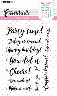 Clear stamps Party - Essentials nr. 177