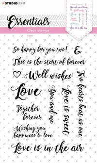 Clear stamps Love - Essentials nr. 179