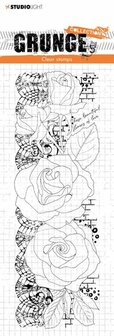 Clear stamp Roses - Grunge collection nr. 202