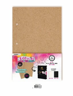 Journal pages the perfect size kraft - Art by Marlene essentials nr.06