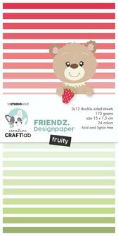 Mini paperpad fruity - Friendz nr. 80