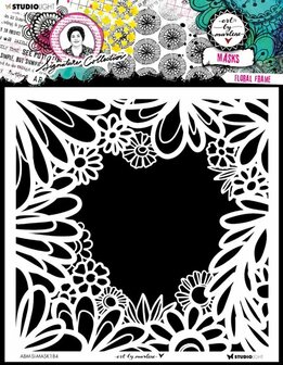 Mask stencil Floral frame - ABM Signature collection nr. 184