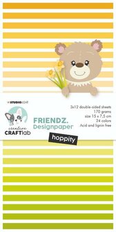 Mini paperpad hoppity - Friendz nr. 84