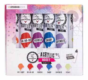 Acrylic paint Moody paintset - Art by Marlene essentials nr. 102