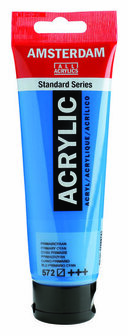 Amsterdam acryl 572 primaircyaan 120 ml