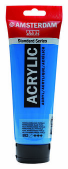 Amsterdam acryl 582 mangaanblauw phtalo 250 ml