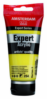 Amsterdam Acrylverf Expert 254 Permanentcitroengeel 75 ml