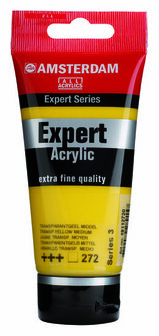 Amsterdam Acrylverf Expert 272 Transparantgeel middel 75 ml