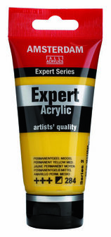 Amsterdam Acrylverf Expert 284 Permanentgeel middel 75 ml