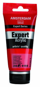 Amsterdam Acrylverf Expert 315 Pyrrolerood 75 ml