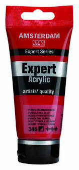 Amsterdam Acrylverf Expert 345 Pyrrolerood donker 75 ml