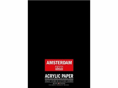 Amsterdam acrylverfblok A3 20 vel