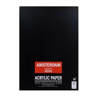 Amsterdam acrylverfblok A4 20 vel