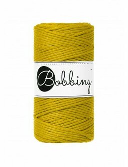 Bobbiny macrame koord 3 mm - spicy yellow