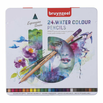 Bruynzeel expression blik 24 aquarelpotloden