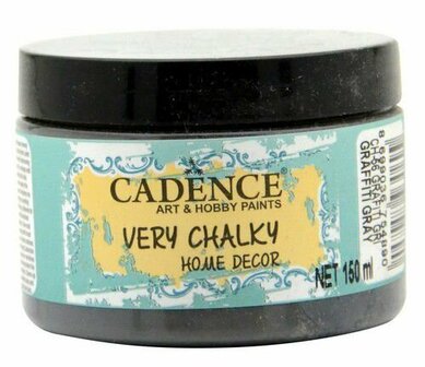 Cadence very chalky home decor graffiti gray 150 ml