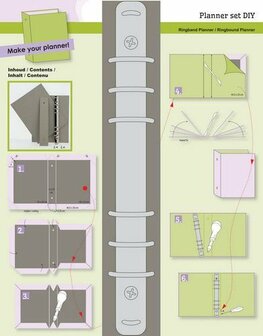 CraftEmotions ringband planner - DIY A5