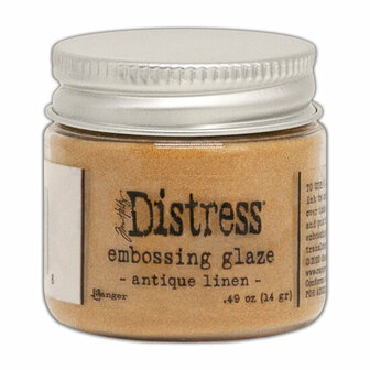 Distress embossing glaze antique linen