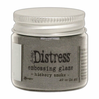 Distress embossing glaze hickory smoke