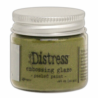 Distress embossing glaze peeled paint