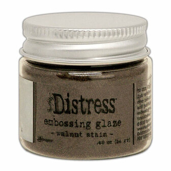 Distress embossing glaze walnut stain