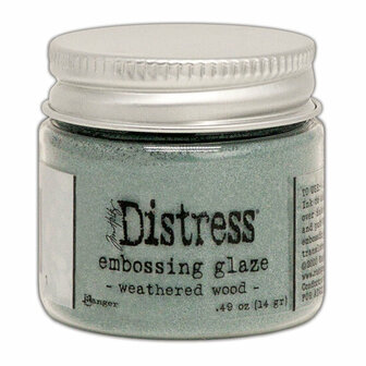 Distress embossing glaze weathered wood