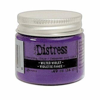 Distress embossing glaze wilted violet