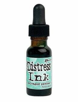 Distress ink navulling (reinker) salvaged patina