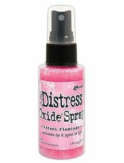 Distress Oxide spray kitsch flamingo