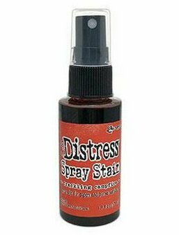 Distress SPRAY stain crackling campfire