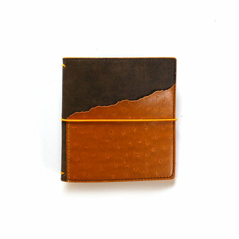 ECD travelers notebook square - espresso ochre