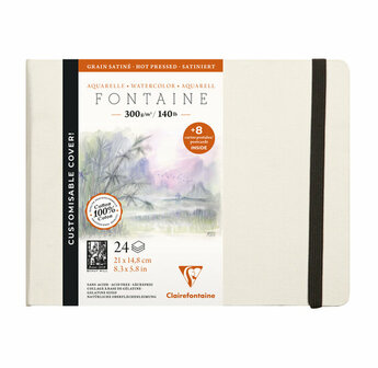 Fontaine aquarel notebook A5 300g hot pressed