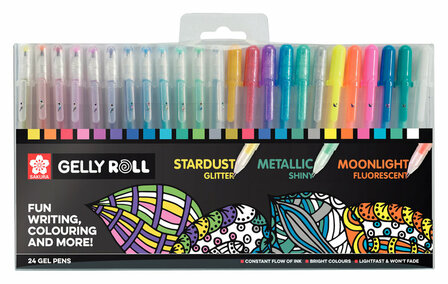 Gelly Roll unieke set 24 stuks