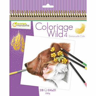 Kleurboek Coloriage wild 4 - Emmanuelle Colin