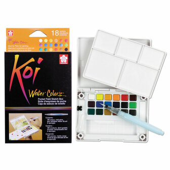 Koi watercolors pocketbox 18 napjes