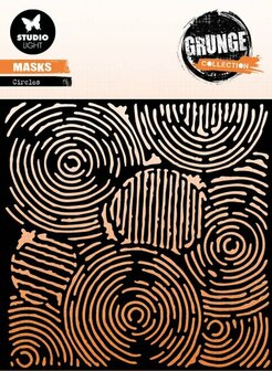 Mask stencil Circles - Grunge collection nr. 205