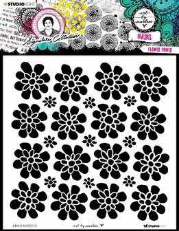 Mask stencil Flower power - ABM Signature collection nr. 210