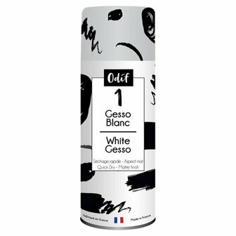 Odif 1 gesso spray wit 500 ml