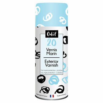 Odif 20 vernis voor buiten 400 ml (jachtlak)