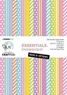 Paperpad Dots &amp; stripes - Essentials nr. 48