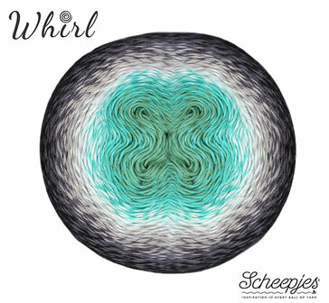 Scheepjes Whirl 785 Minty Black Velvet